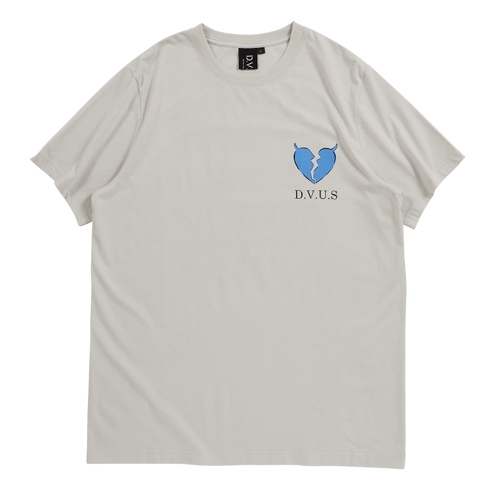 DEVILUSE Heartaches T-shirts(Silver)