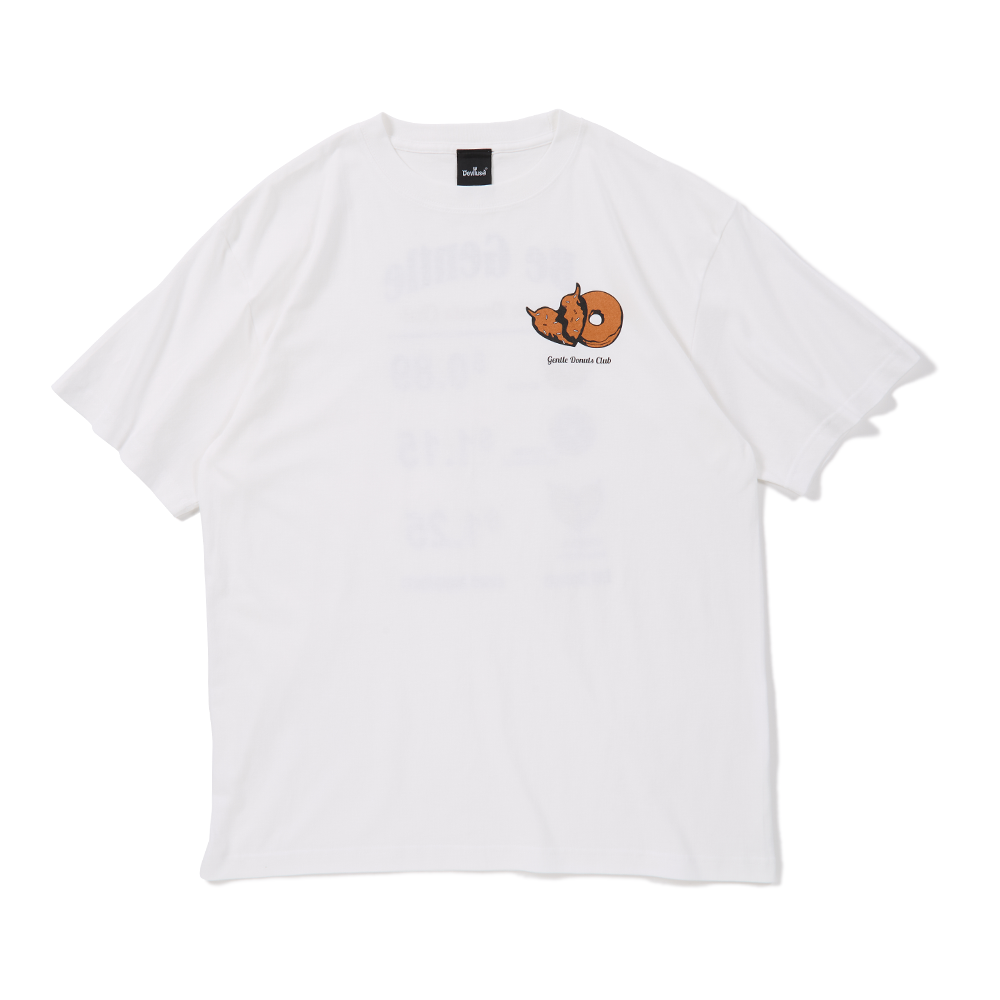 DEVILUSE Gentle Donuts Club T-shirts(White)