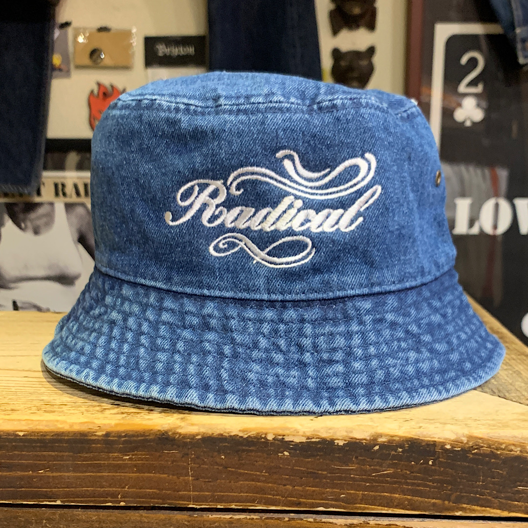 RADICAL Logo Bucket Hat(Dark Blue Denim)