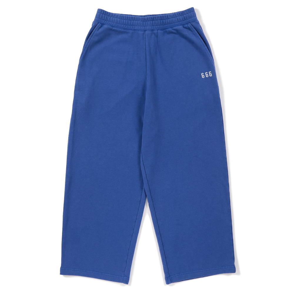 DEVILUSE 666 Wide Sweat Pants (Washed Blue)