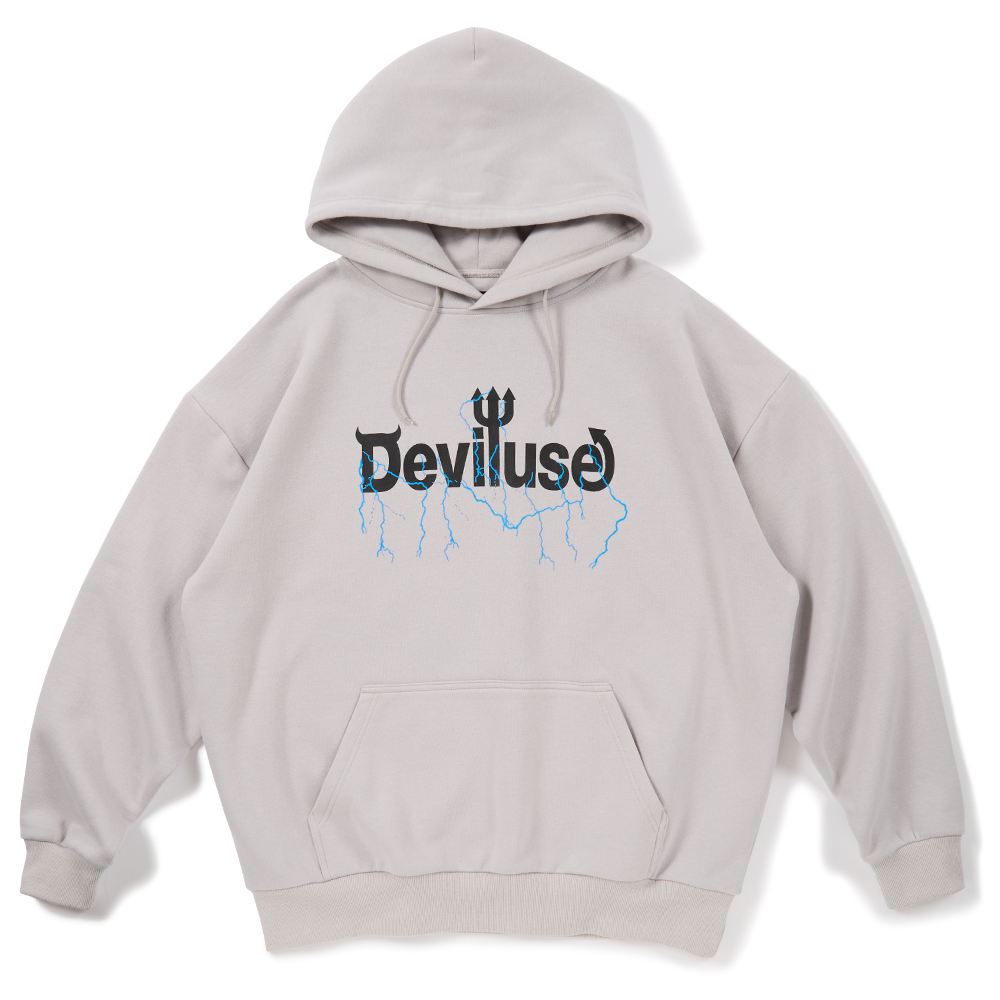 DEVILUSE Volt Logo Pullover Hooded(Light Gray)
