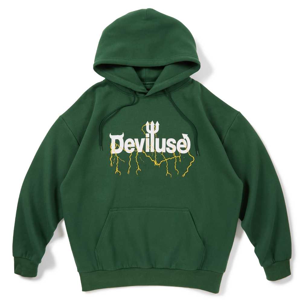 DEVILUSE Volt Logo Pullover Hooded(Green)