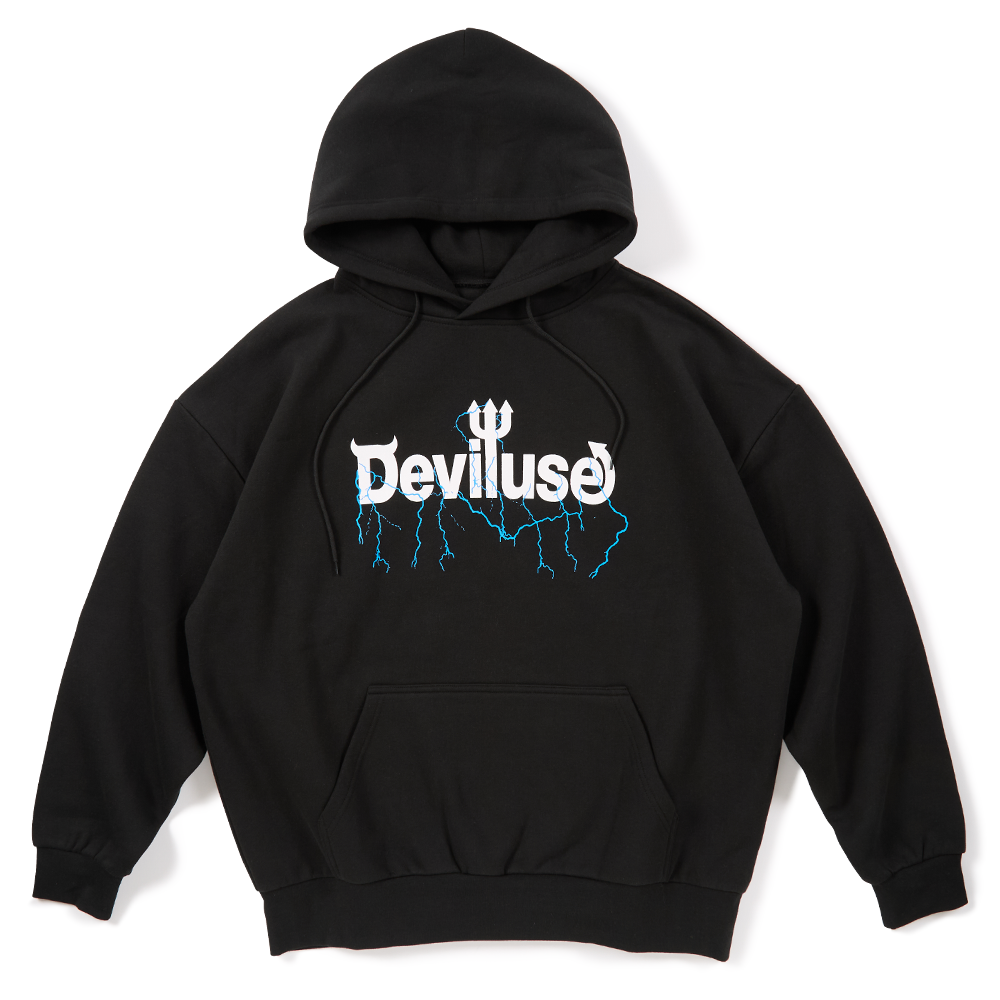 DEVILUSE Volt Logo Pullover Hooded(Black)