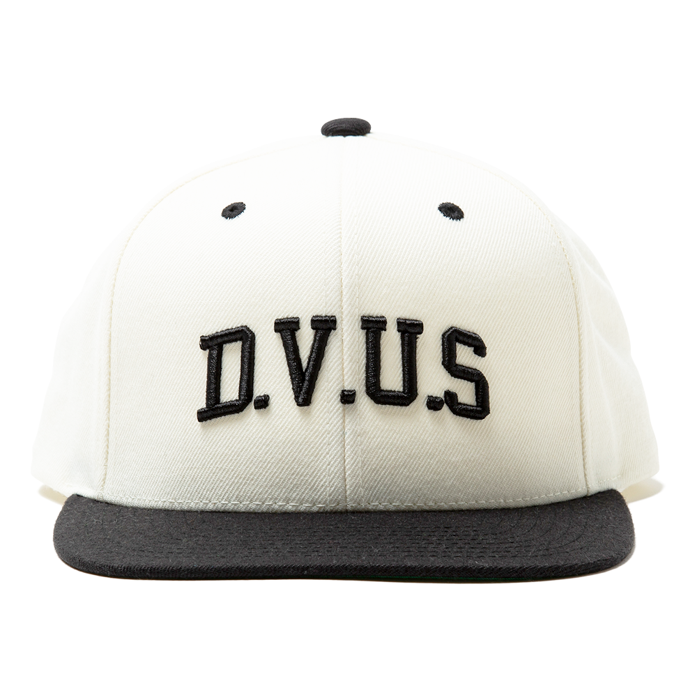 DEVILUSE College Snapback Cap(Natural/Black)