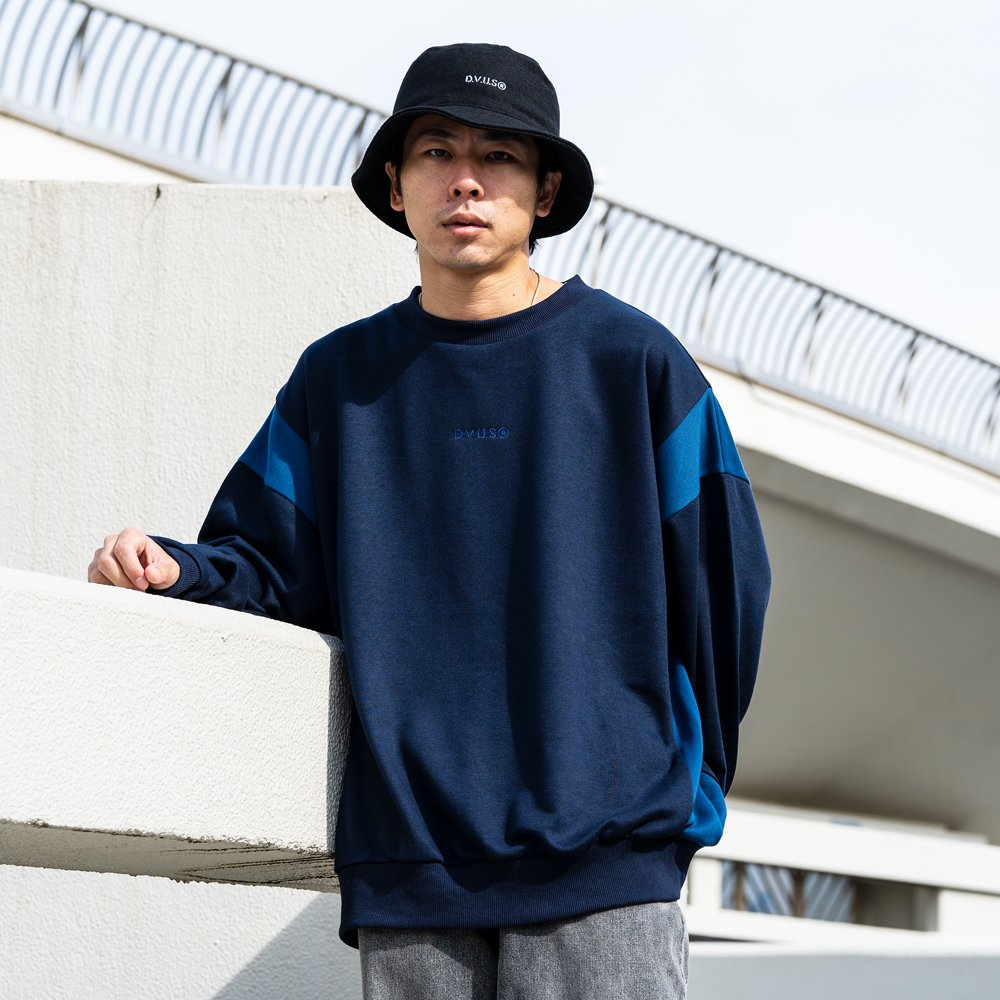 DEVILUSE Panel Crewneck(Black)