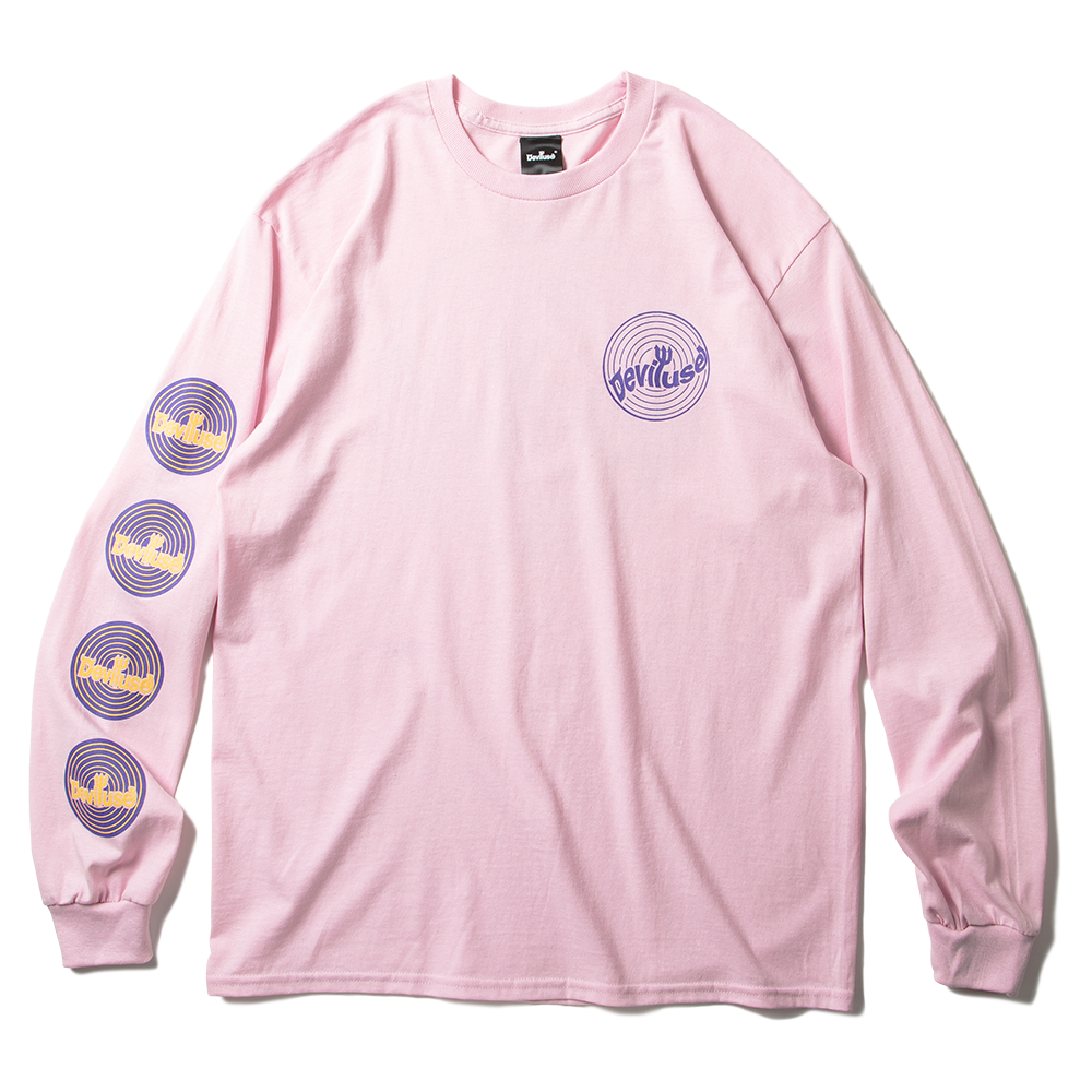 DEVILUSE Rolling L/S T-shirts(Light Pink)