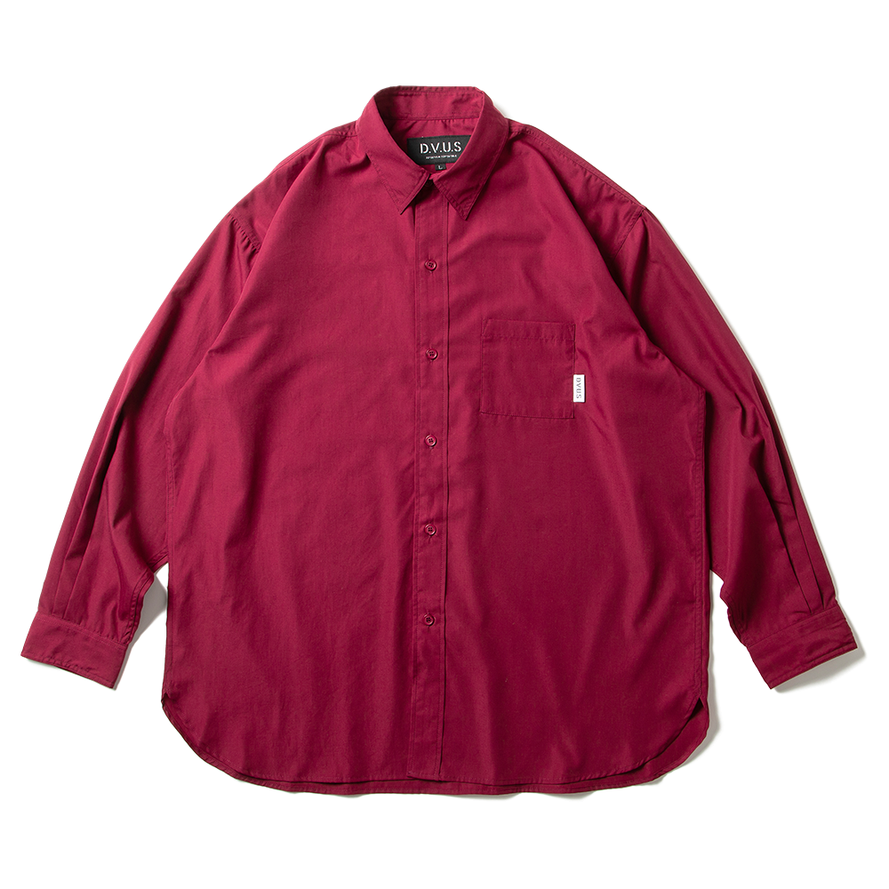 DEVILUSE Color L/S Shirts(Burgundy)