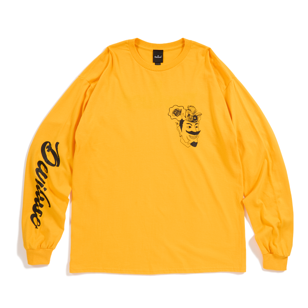 DEVILUSE Eat'em L/S T-shirts(Yellow)