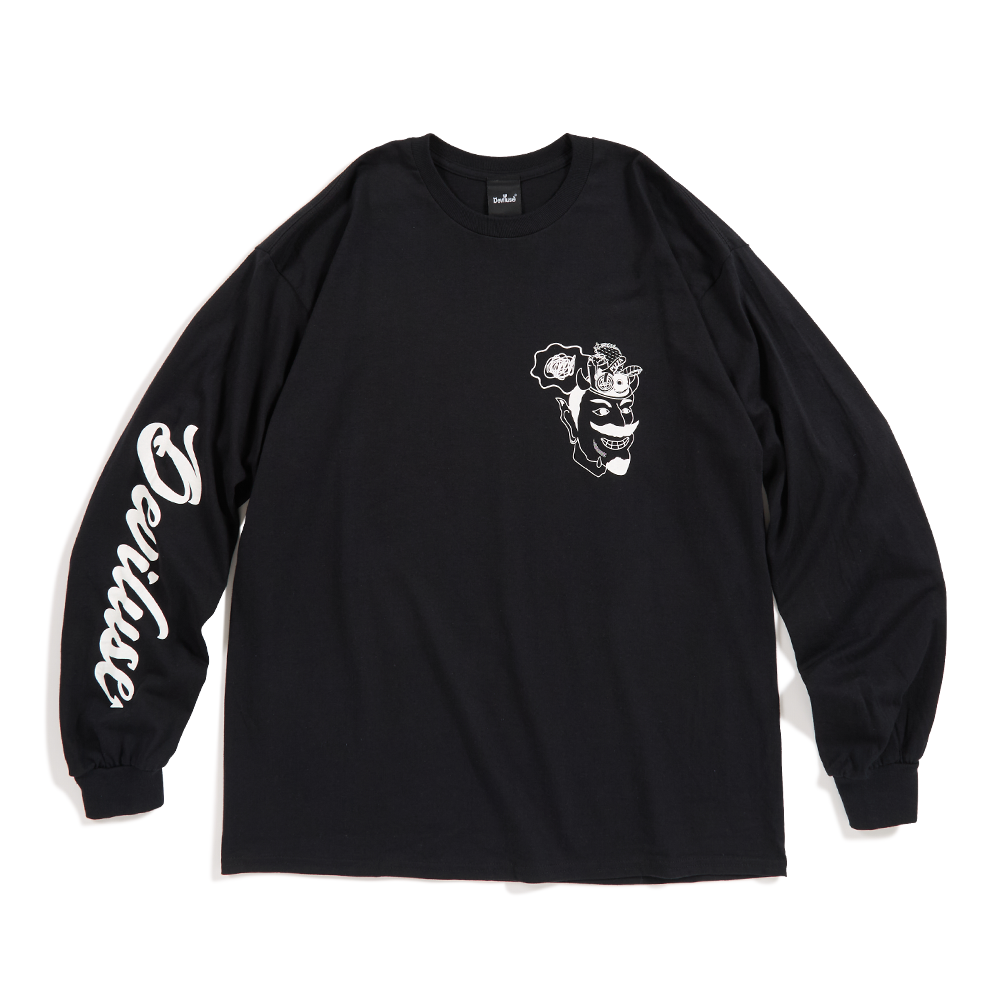 DEVILUSE Eat'em L/S T-shirts(Black)