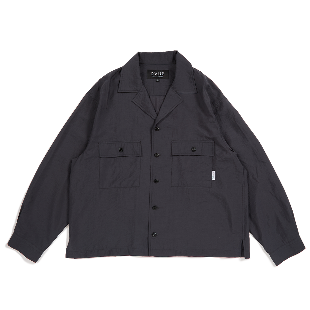 DEVILUSE Military Sheer Shirts(Charcoal)