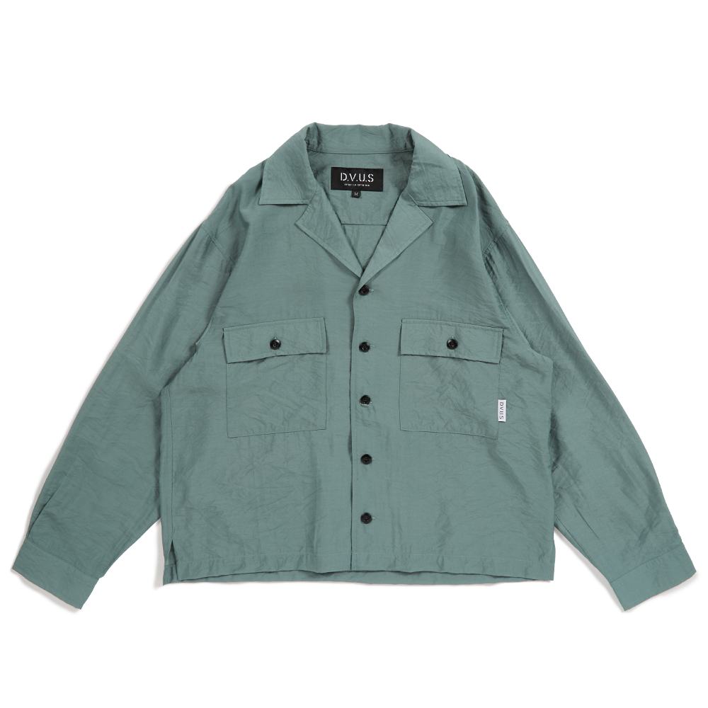 DEVILUSE Military Sheer Shirts(Olive)