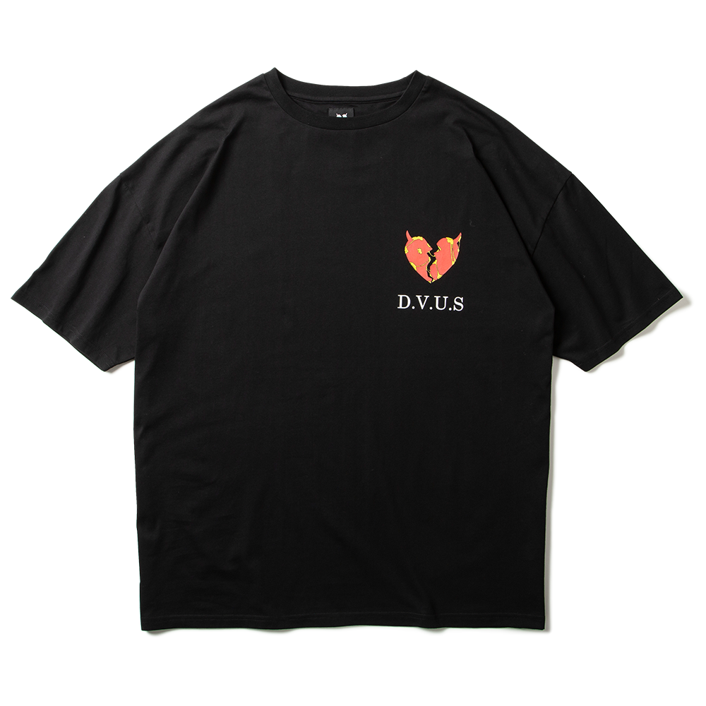 DEVILUSE Heart Gum T-shirts(Black)