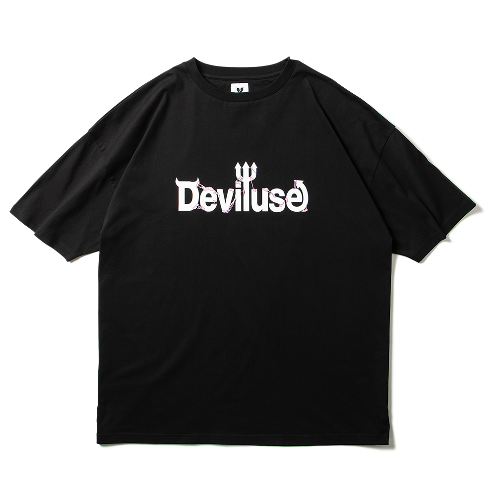 DEVILUSE Logo Gum T-shirts(Black)