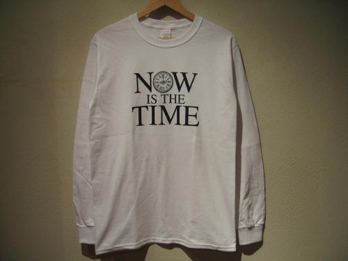 RADICAL Now Is The Time L/S T-shirts White