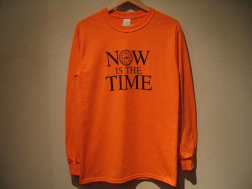 RADICAL Now Is The Time L/S T-shirts Safety Orange