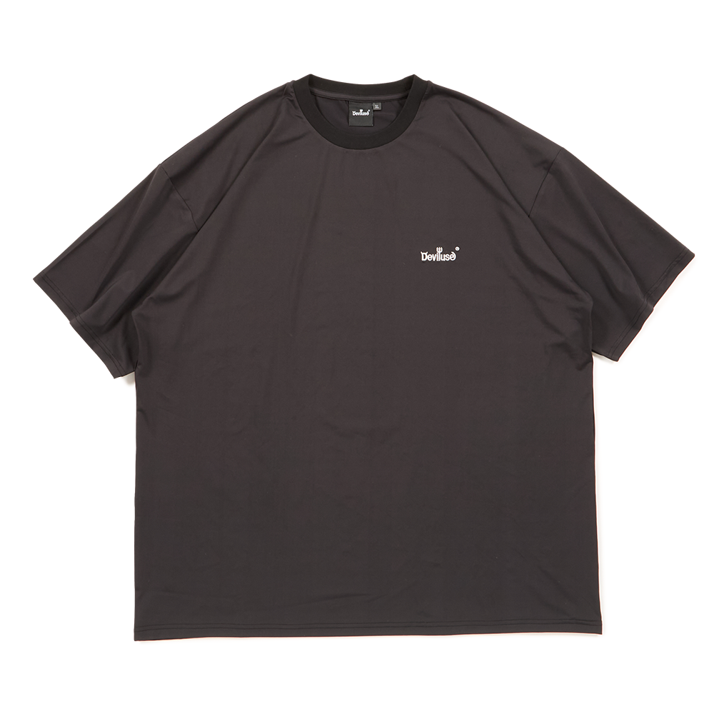 DEVILUSE Small Logo Utility T-shirts(Black)
