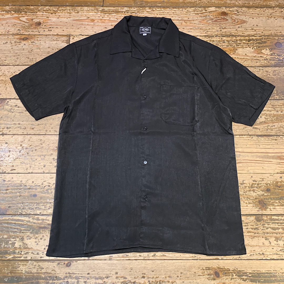 BIG MIKE Aloha Rayon Mix S/S Shirt(Black)