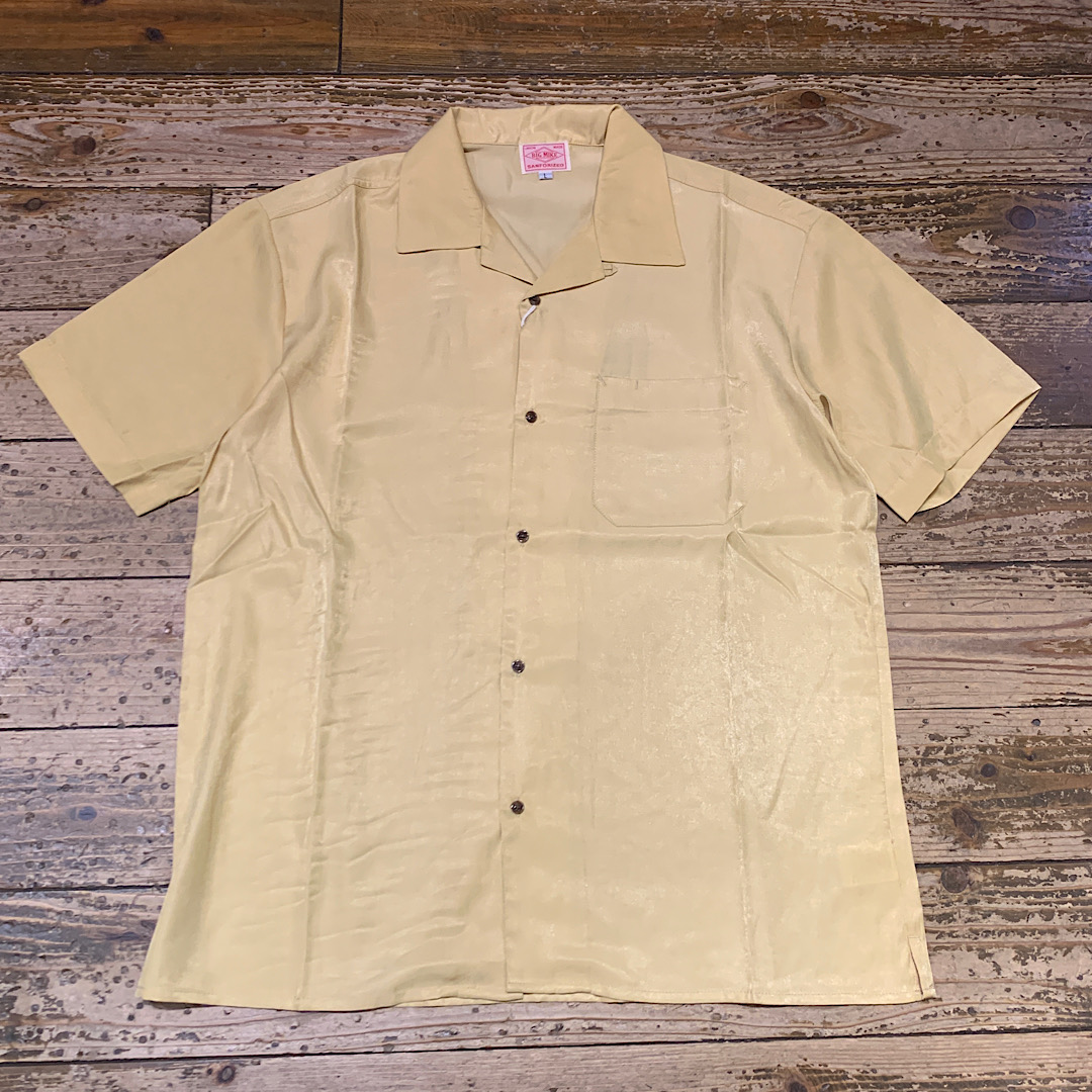 BIG MIKE Aloha Rayon Mix S/S Shirt(Mustard)