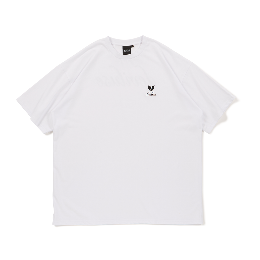DEVILUSE Heartaches T-shirts(White)