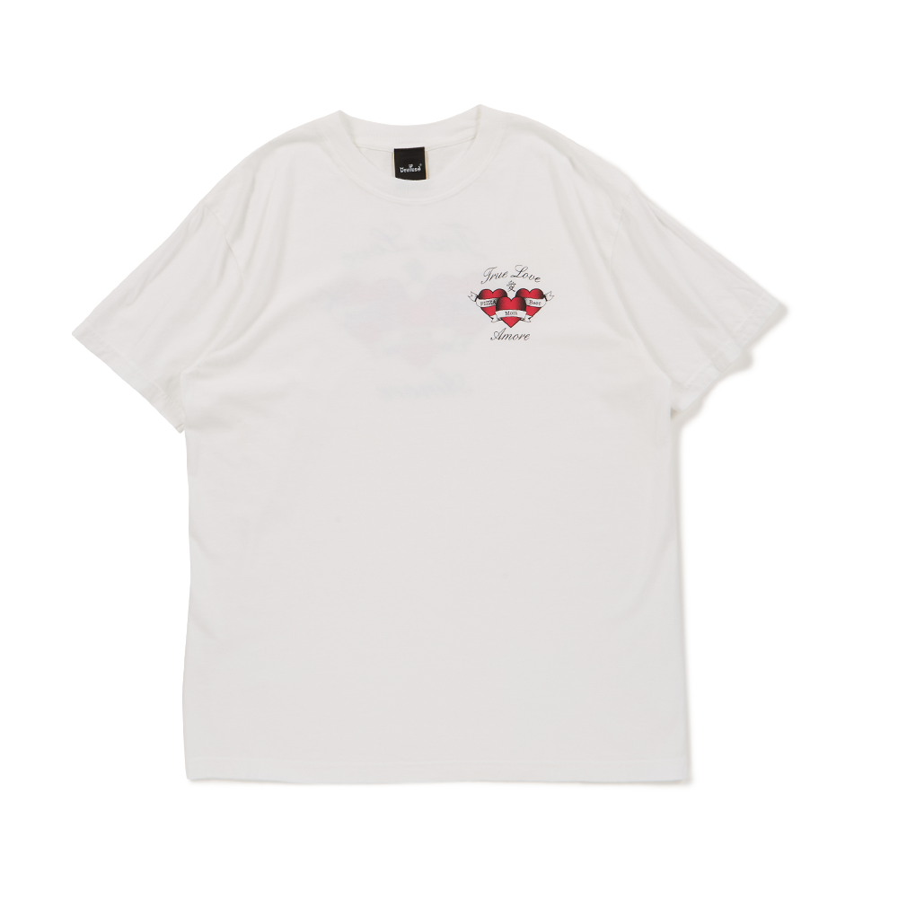 DEVILUSE True Love T-shirts(White)