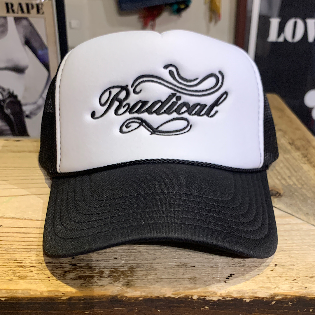 RADICAL Logo Mesh Cap(Whitw/Black)