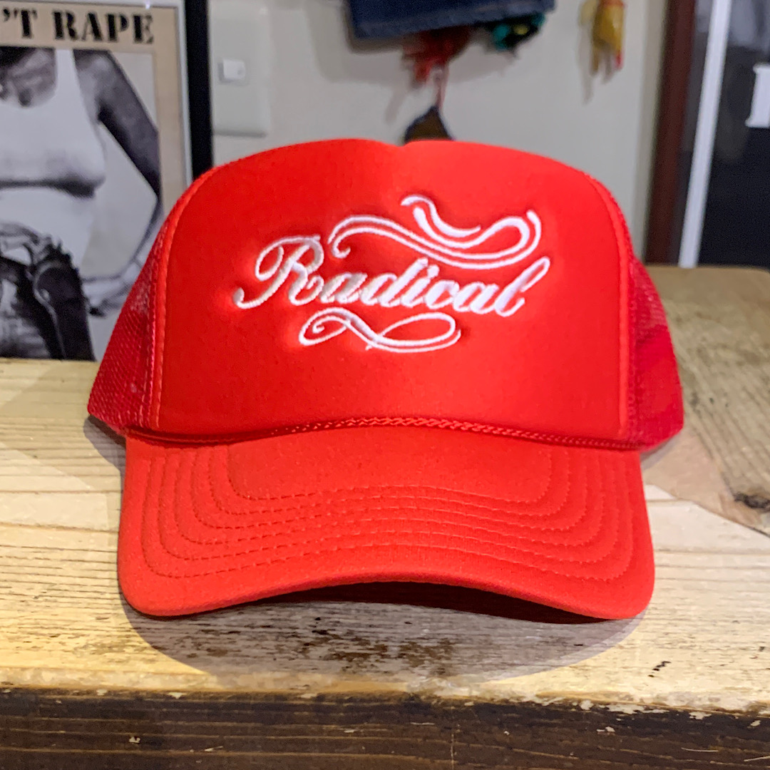 RADICAL Logo Mesh Cap(Red)