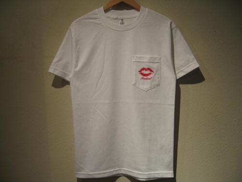 RADICAL Lip Pocket T-shirts White
