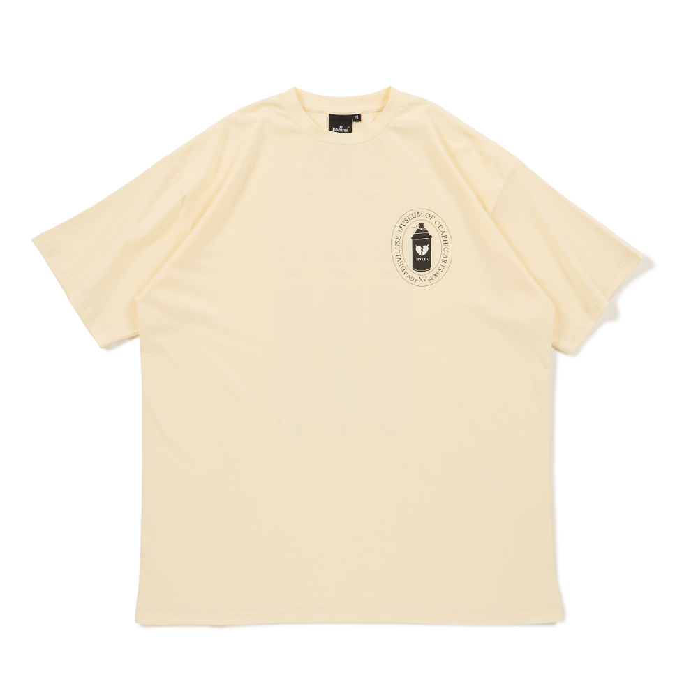 DEVILUSE Museum T-shirts(Natural)