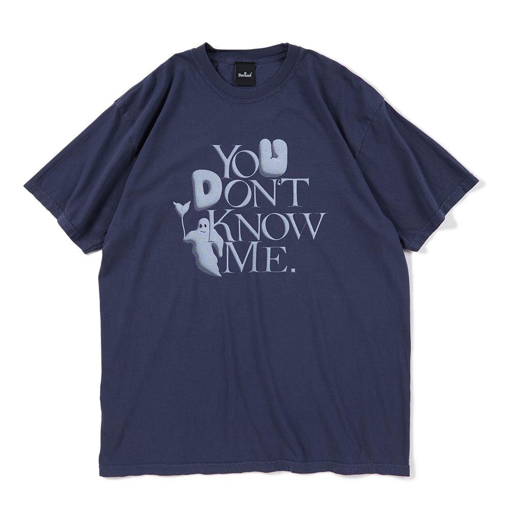 DEVILUSE You Don't Know Me T-shirts(Navy)
