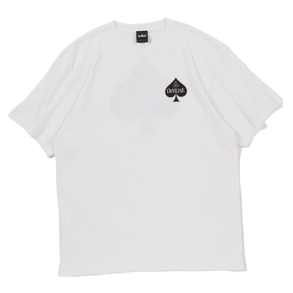 DEVILUSE Spade T-shirts(White)