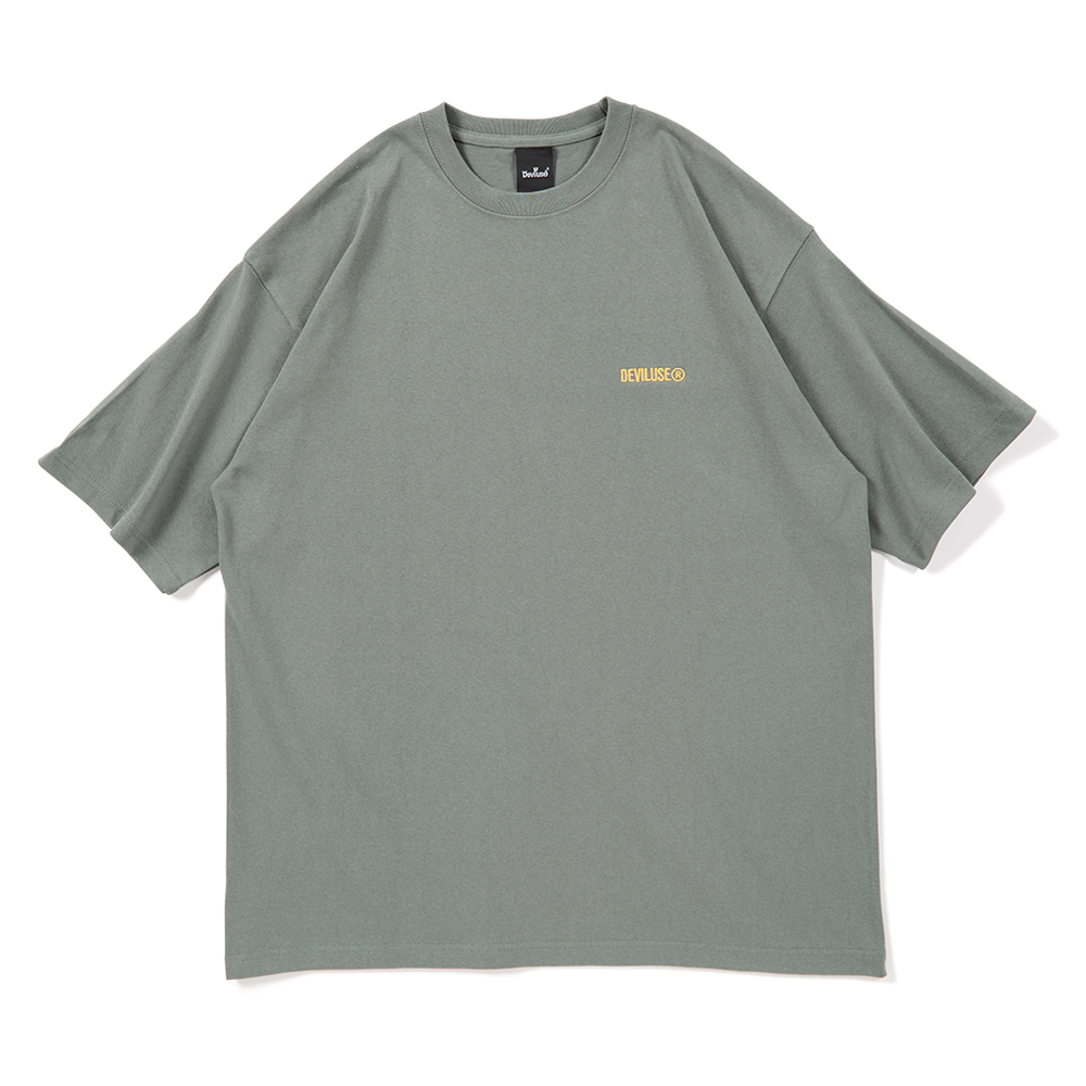 DEVILUSE Block T-shirts(Green)
