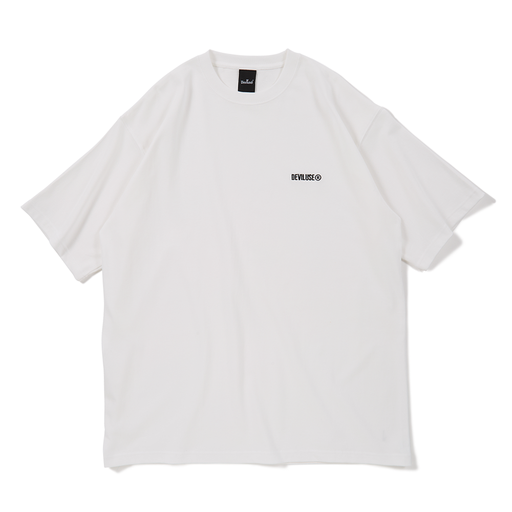 DEVILUSE Block T-shirts(White)
