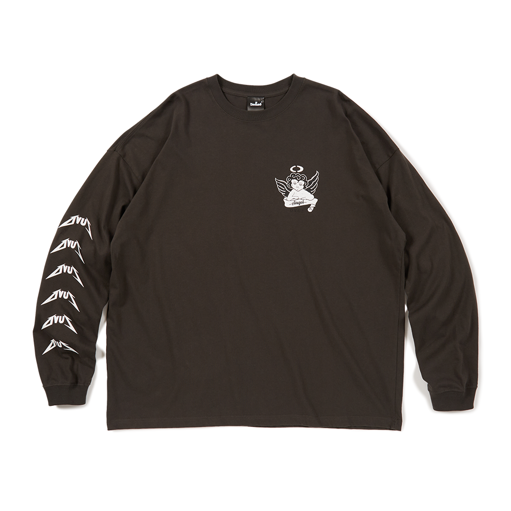 DEVILUSE Fallen Angel L/S T-shirts(Black)