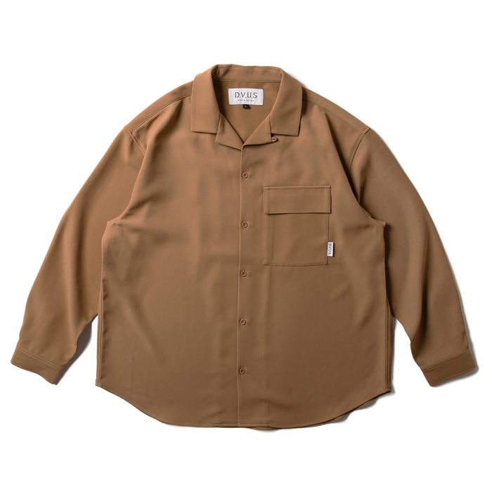 DEVILUSE Open Collar Shirts(Nuts)
