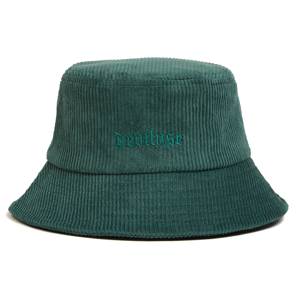 DEVILUSE Old English Bucket Hat(Green)