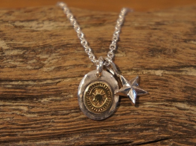SLOW RISE sun＆star necklace