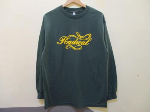 RADICAL Logo L/S T-shirts Forest Green