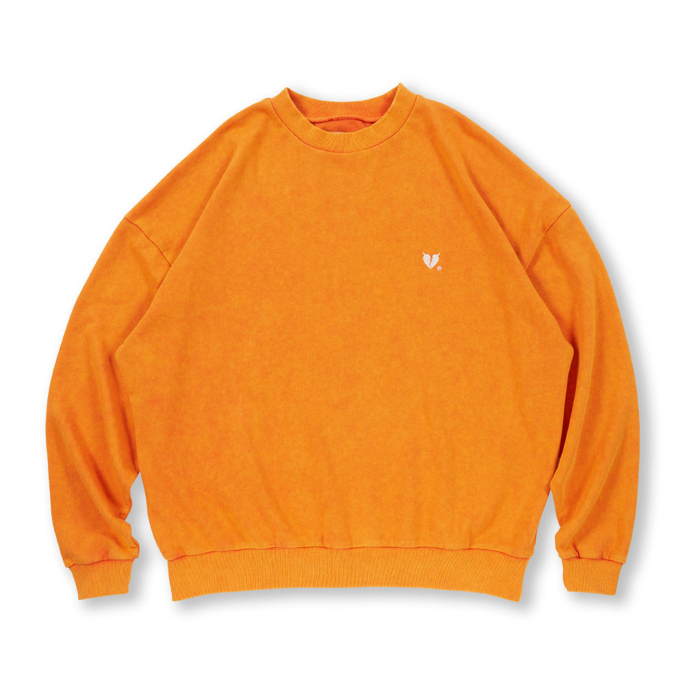 DEVILUSE Heartaches Crewneck(Orange)