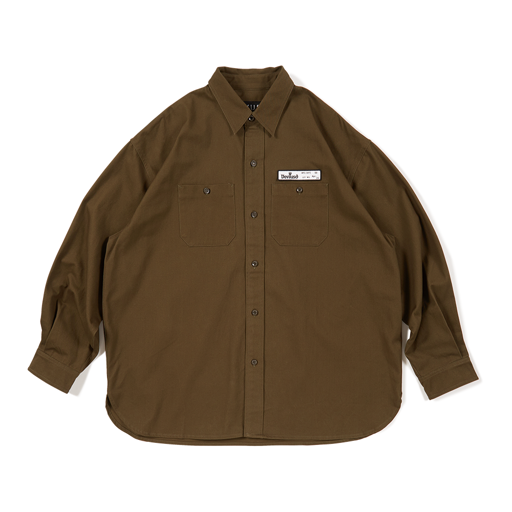 DEVILUSE Work Shirts(Olive)