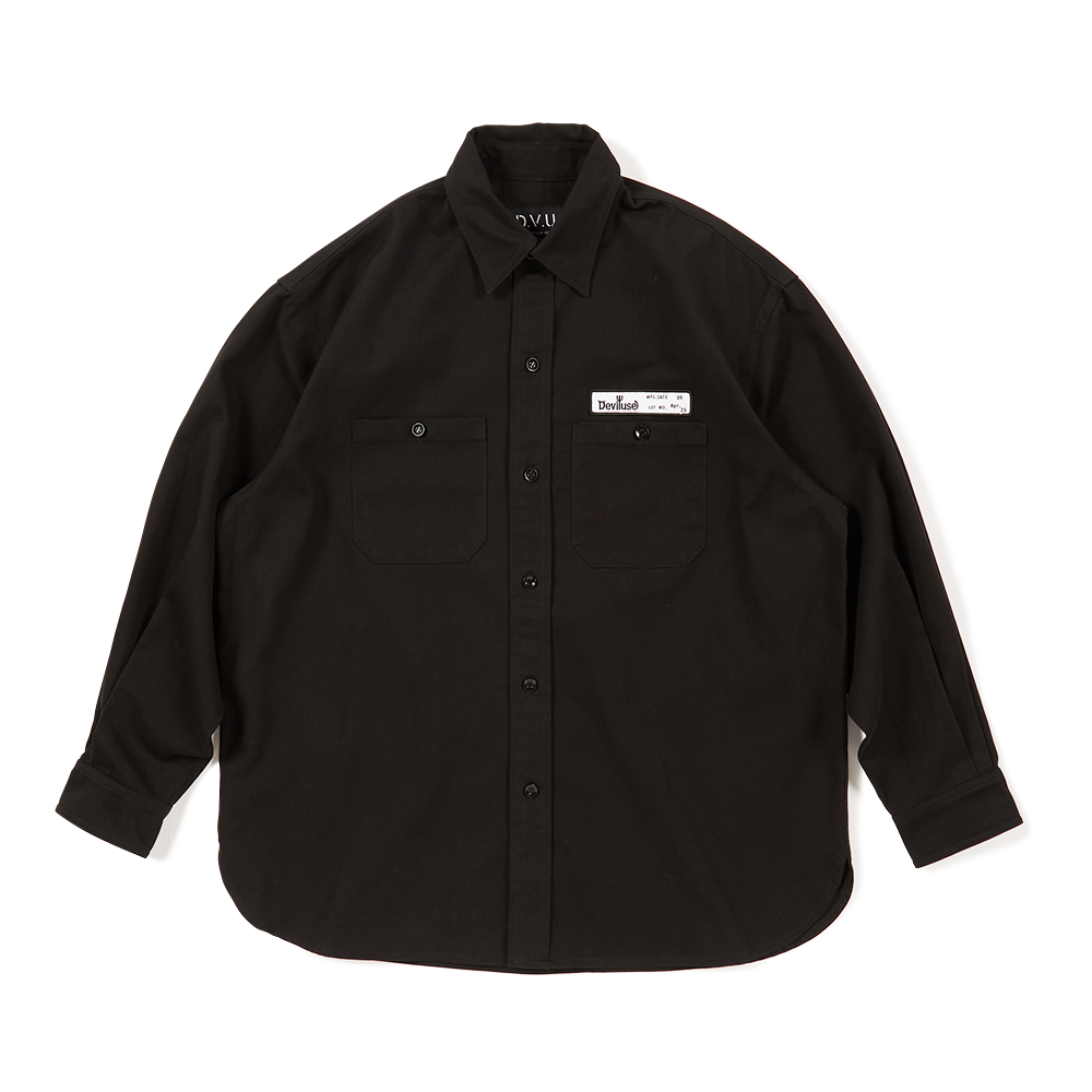 DEVILUSE Work Shirts(Black)