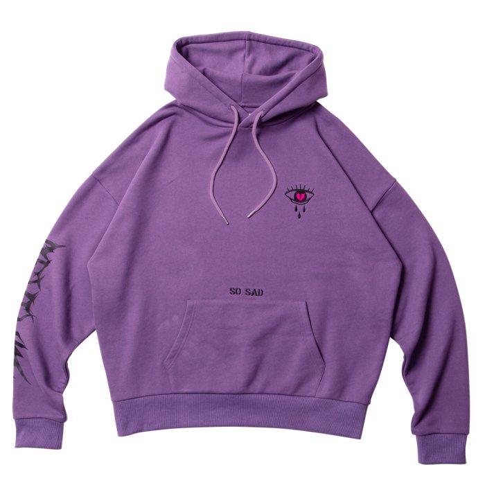 DEVILUSE Crying Pullover Hooded(Purple)