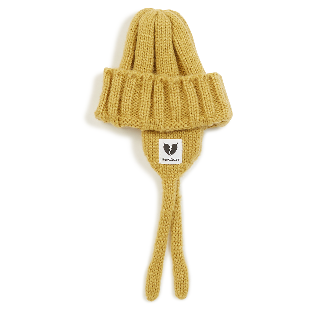 DEVILUSE Earmuff Beanie(Mustard)