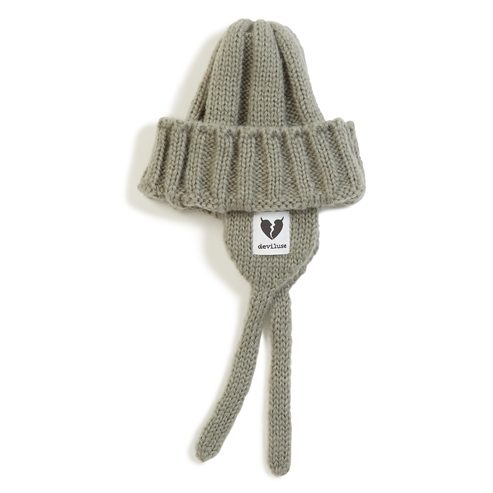DEVILUSE Earmuff Beanie(Light Gray)