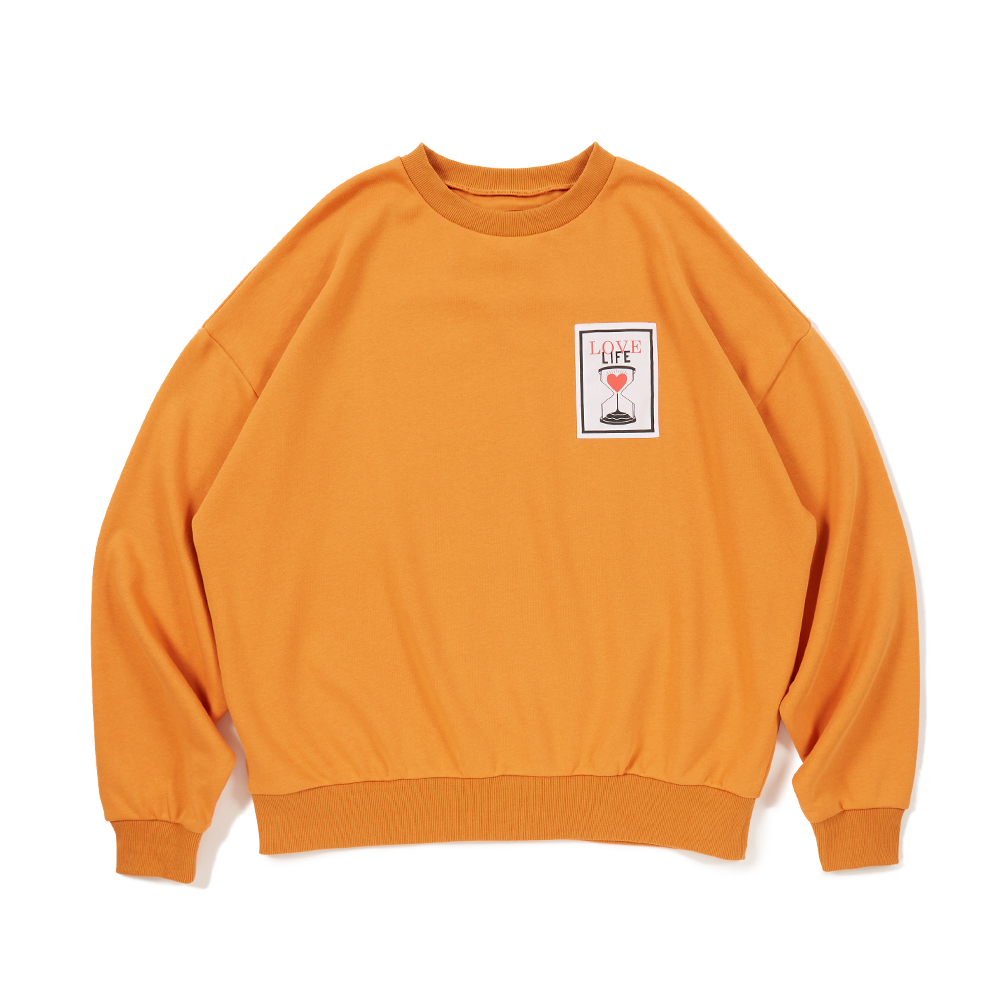 DEVILUSE Love Life Crew Neck(Orange)