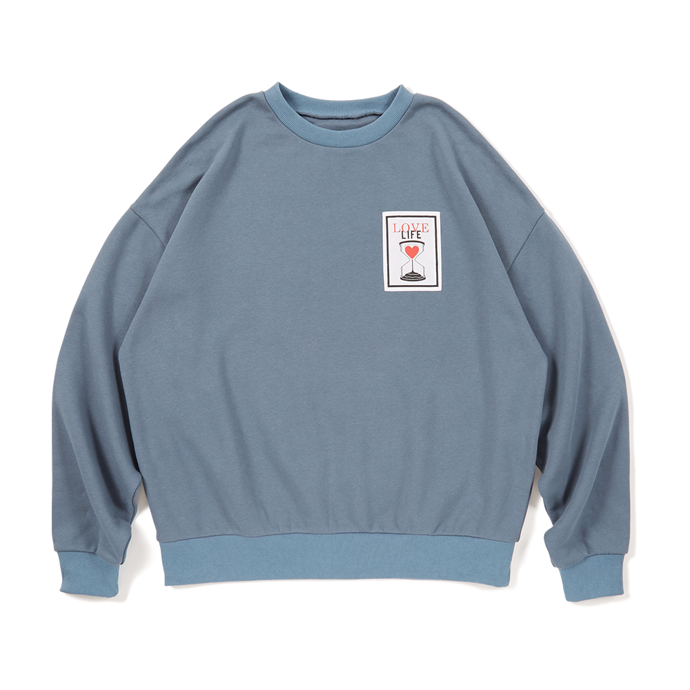 DEVILUSE Love Life Crew Neck(Navy)