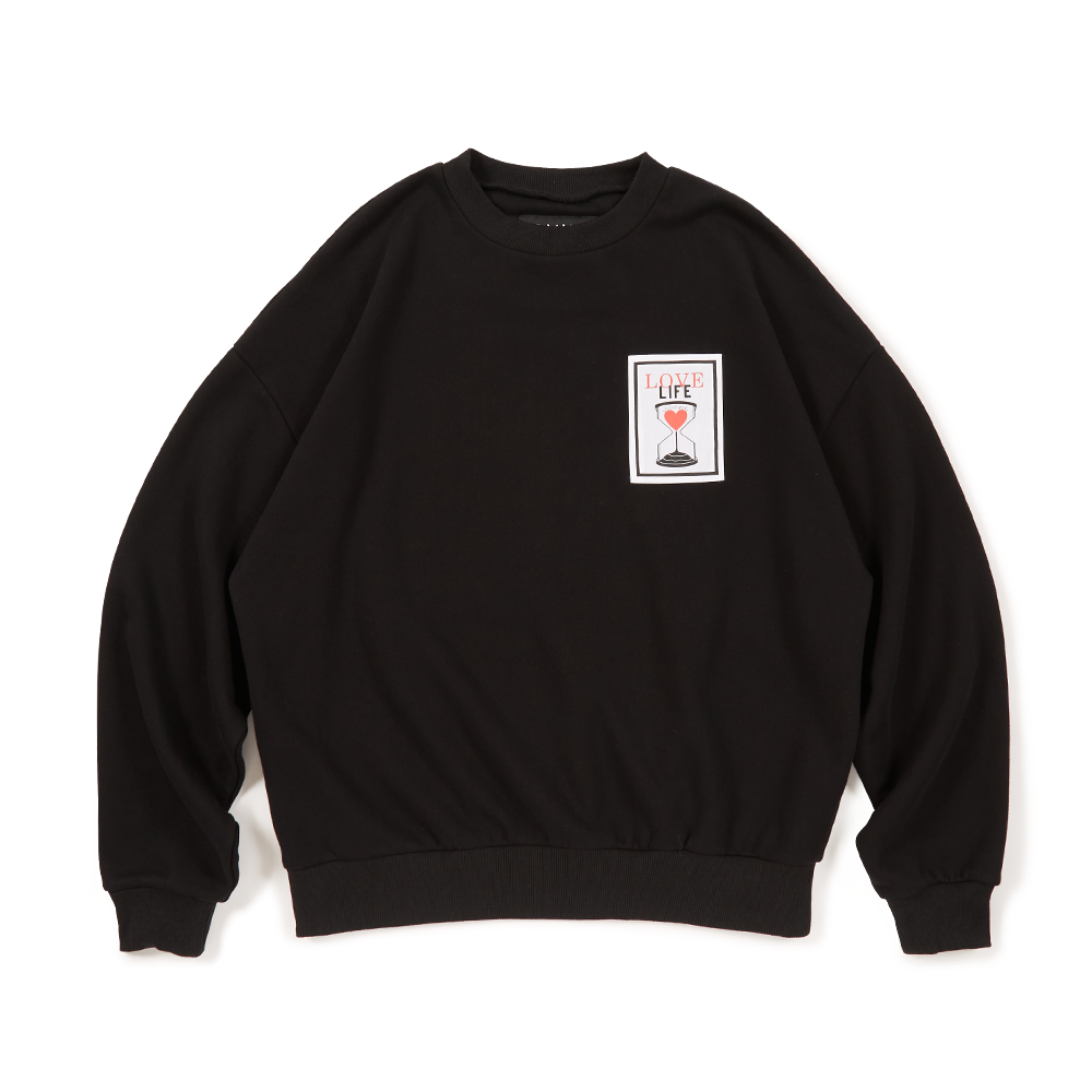 DEVILUSE Love Life Crew Neck(Black)