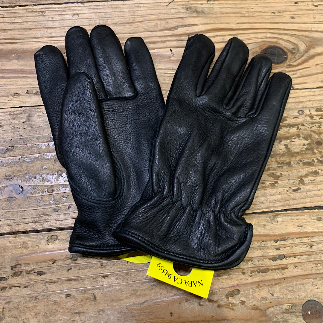 NAPA GLOVE Deerskin Glove Thinsulate Lining(Black)