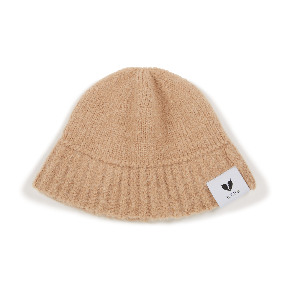 DEVILUSE Knit Bucket Hat(Khaki)