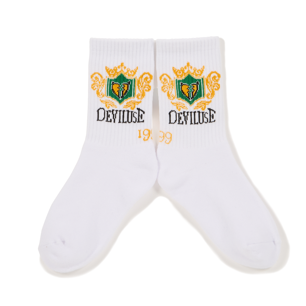 DEVILUSE Emblem Socks(White)