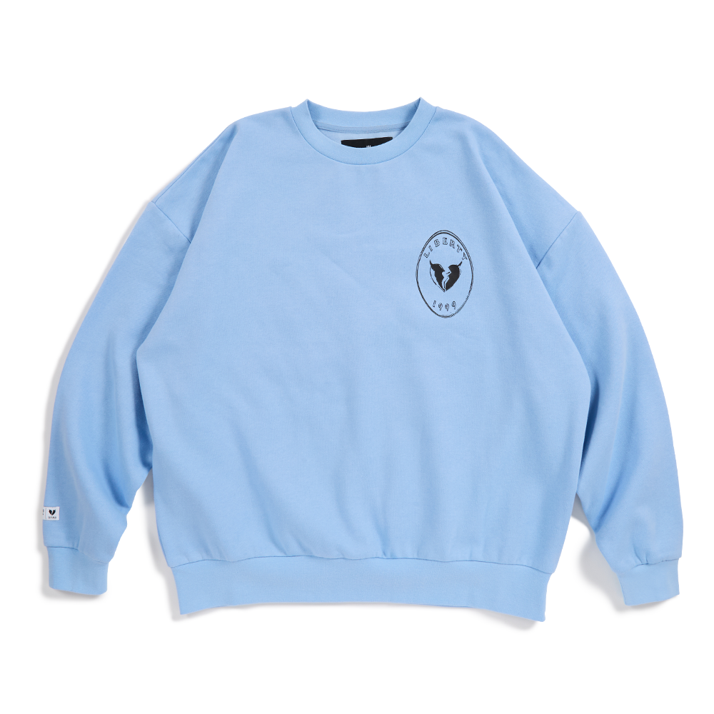 DEVILUSE Liberty Crewneck(Stone Blue)